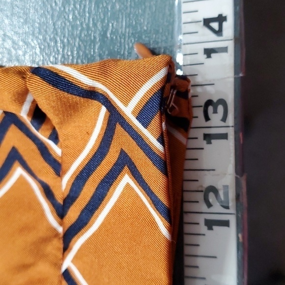 FOREVER 21, wide leg pants size medium. Gold/rust color. With geometric design. - Picture 6 of 6